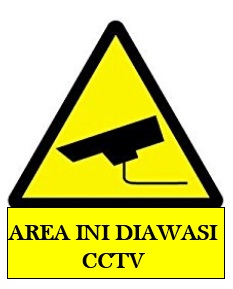 rambu area diawasi CCTV