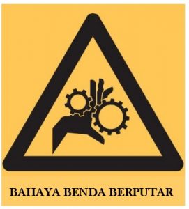 bahaya benda berputar