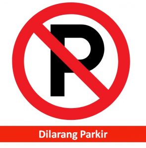 50. Rambu K3 Dilarang Parkir