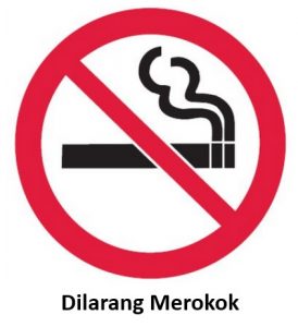 Rambu K3 Dilarang Merokok