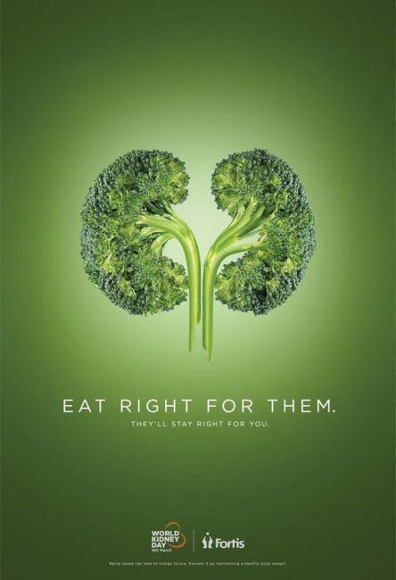 poster makanan sehat