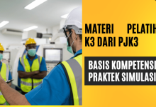 materi pelatihan k3 dari pjk3